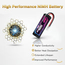 DXF NiMH Battery 6S 7.2V 3600mAh with Tamiya / EC3 / T-Plug / XT60 Connector for RC 1/10 Car Truck Buggy