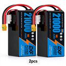 DXF 6S 22.2V 21000mAh 10C Soft Case LiPo Battery with 8AWG Wire for UAVs & Drones (1-6 Pack)