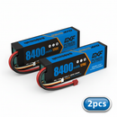 DXF 3S 11.1V 8400mAh 120C Graphene LiPo Hardcase Battery with 10AWG Deans T-Plug for RC Car Truck (1-6 Pack)