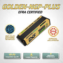 DXF LiPo Battery 2S2P HV 7.6V 10000mAh 150C Graphene NGP Plus Gold Version with 5mm Bullet / EC5 / T / TRX / XT60 / XT90 / XT150 / Q8s Plug for RC 1/10 1/8 1/5 Scale Car Racing
