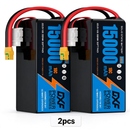 DXF 6S 22.2V 15000mAh 10C Soft Case LiPo Battery with 8AWG Wire for UAVs & Drones (1-6 Pack)