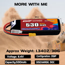 DXF 530mAh 3S 90C 11.4V Lipo Battery Pack for FPV LiPo Battery