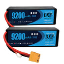 (PL)DXF Lipo Battery 3S 11.4V 9200MAH 130C Blue Series Graphene lipo Hardcase with XT90 Plug for Rc 1/8 1/10 Buggy Truck Car Off-Road Drone