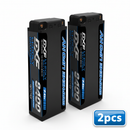 DXF 2S HV 7.6V 8400mAh 140C Graphene LiPo Hardcase Battery with 12AWG 5mm Bullet to Deans Plug for 1/8 1/10 RC Car Truck Boat Drone (1-6 Pack Available)