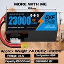 (CN)DXF 6S Lipo Battery 23.1V 15C 23000mAh Soft Case Battery  for Drone UAV FPV Car Truck Tank RC Buggy Truggy Racing Hobby