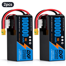 (CN)DXF 14S 리포 배터리 53.9V 15C 100000mAh 소프트 케이스 배터리 드론 UAV FPV 자동차 트럭 탱크 RC 반고체 배터리 레이싱 취미