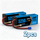 DXF 3S 11.1V 5250mAh 140C Graphene LiPo Hardcase Battery with 10AWG EC5 Plug for 1:8 RC Car Boat Airplane Helicopter Drone (1-6 Pack Available)