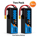 (CN)DXF 6S Lipo Battery 22.8V 130C 8000mAh Soft Case Battery  for Drone UAV FPV Car Truck Tank RC Buggy Truggy Racing Hobby