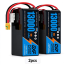 DXF 6S 22.2V 13000mAh 10C Soft Case LiPo Battery with 8AWG Wire for UAVs & Drones (1-6 Pack)