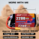 DXF 2200mAh 5S 100C 18.5V Lipo Battery Pack for FPV LiPo Battery