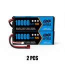 DXF 2S 7.6V 10000mAh 150C Blue Version Hardcase LiPo Battery with Deans T-Plug for 1/8 RC Cars, Boats, Trucks (1-6 Pack Available)