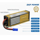 DXF 4S 15.2V 8000mAh 140C Graphene Hardcase LiPo Battery with EC5 Plug for 1/8 RC Cars, Trucks, Buggies & Boats (1-6 Pack Available)