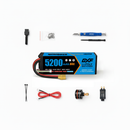 DXF Lipo Battery 4S 14.8V 5200MAH 80C  lipo Hardcase with  XT90 Plug for Rc 1/8 1/10 Buggy Truck Car Off-Road Drone