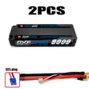 (CN)DXF 5mm 2S 8000mAh 7.6V 130C Batteria LCG Lipo ad Alta Capacità Hardcase con XT90 Spina per 1:8 Scala RC Auto, Multi-Rotore RC Aeroplano, RC Elicottero, RC Barca