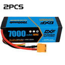 (EU)DXF Lipo Battery 4S 14.8V 7000mAh 100C/200C HardCase Lipo Battery for RC HPI HSP 1/8 1/10 Buggy RC Car Truck