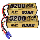 DXF LiPo Battery 3S 11.1V 5200mAh 140C Graphene Softcase with EC5 / T / TRX / XT60 / XT90 / XT150 / Q8s Plug for RC 1/8 1/10 Buggy Truck Car Off-Road Drone