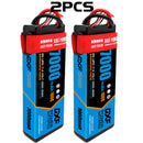 (FR)DXF Lipo Battery 2S 7.4V 7000mAh 100C/200C Hardcase Battery Graphene Battery Deans/T Plug for Rc Truck Drone 1/10 1/8 Scale Traxxas Slash 4x4 RC Car Buggy truggy