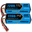 (CA)DXF Lipo Battery 3S 11.1V 7200MAH 80C Blue Series lipo Hardcase with Deans/T Plug for Rc 1/8 1/10 Buggy Truck Car Off-Road Drone