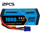 (EU)DXF Lipo Battery 4S 14.8V 7000mAh 100C/200C HardCase Lipo Battery for RC HPI HSP 1/8 1/10 Buggy RC Car Truck