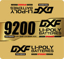 DXF 3S 11.4V 9200mAh 140C Hardcase LiPo Battery with 10AWG EC5 for 1/8 1/10 RC Cars, Boats, Trucks (1-6 Pack Available)