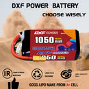 DXF 1050mAh 5S 150C 18.5V Lipo Battery Pack for FPV LiPo Battery