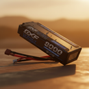 DXF 2S 7.4V 8000mAh 110C Graphene Hardcase LiPo Battery with 5mm Bullet to Deans Plug for 1/10 1/8 RC Cars, Trucks, Slash 4x4 (1-6 Pack Available)