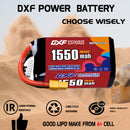 DXF 1550mAh 5S 150C 18.5V Lipo Battery Pack for FPV LiPo Battery