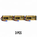 DXF 3S 11.4V 9200mAh 140C Hardcase LiPo Battery with 10AWG EC5 for 1/8 1/10 RC Cars, Boats, Trucks (1-6 Pack Available)