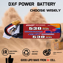 DXF 530mAh 6S 90C 22.8V Lipo Battery Pack for FPV LiPo Battery