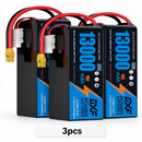 DXF 6S 22.2V 13000mAh 10C Soft Case LiPo Battery with 8AWG Wire for UAVs & Drones (1-6 Pack)