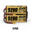 DXF 3S 11.4V 9200mAh 140C Blue Series Graphene Hardcase LiPo Battery with XT90 Plug for 1/8 1/10 RC Cars, Trucks, Buggies & Boats (1-6 Pack Available)