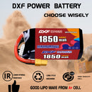 DXF 1850mAh 5S 150C 18.5V Lipo Battery Pack for FPV LiPo Battery