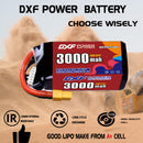 DXF 3000mAh 5S 120C 18.5V Lipo Battery Pack for FPV LiPo Battery
