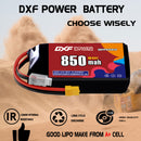 DXF 550mAh 3S 90C 11.1V Lipo Battery Pack for FPV LiPo Battery
