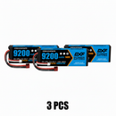 DXF 2S 7.6V 9200mAh 140C Hardcase LiPo Battery with 10AWG XT90 for 1/8 RC Cars, Boats, Trucks (2/4/6 Pack Available)