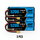 (EU) DXF Lipo Batteria 4S 14.8V 5200MAH 80C lipo Custodia rigida con spina XT90 per RC 1/8 1/10 Buggy Truck Car Off-Road Drone 
