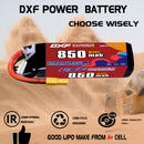 DXF 850mAh 5S 60C 19.0V Lipo Battery Pack for FPV LiPo Battery
