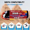 DXF 350mAh 5S 70C 19.0V Lipo Battery Pack for FPV LiPo Battery