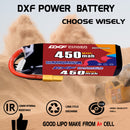 DXF 450mAh 5S 80C 19.0V Lipo Battery Pack for FPV LiPo Battery