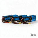DXF BLUE Series 3S 11.1V 8400mAh 120C Graphene Hardcase LiPo Battery with 10AWG XT90 Plug for RC Car Truck (1-6 Pack)