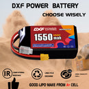 DXF 1550mAh 3S 100C 11.1V Lipo Battery Pack for FPV LiPo Battery