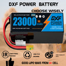 (CN)DXF 14S Lipo Battery 51.8V 10C 23000mAh Soft Case Battery  for Drone UAV FPV Car Truck Tank RC Semi solidstate Battery Racing Hobby