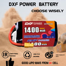DXF 5S 18.5V 1400mAh 150C LiPo Battery for FPV Micro Drones (PH2.0 / JST / XT30 / SM / XT60 / EC5 / XT90 Options)
