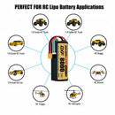 DXF Lipo Battery 6S HV 22.8V 8000mAh 140C GoldSeries Graphene Softcase with EC5 / T / TRX / XT60 / XT90 / XT150 / Q8s | RC Car Boat Drone