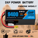 (CN)DXF 6S Lipo Battery 22.8V 100C 9400mAh Soft Case Battery  for Drone UAV FPV Car Truck Tank RC Buggy Truggy Racing Hobby