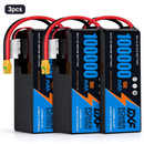 (CN)DXF 14S 리포 배터리 53.9V 15C 100000mAh 소프트 케이스 배터리 드론 UAV FPV 자동차 트럭 탱크 RC 반고체 배터리 레이싱 취미