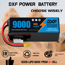 (CN)DXF 6S Lipo Battery 22.8V 100C 9000mAh Soft Case Battery  for Drone UAV FPV Car Truck Tank RC Buggy Truggy Racing Hobby