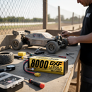 DXF 3S Lipo Battery 11.4V 8000mAh 130C GOLDEN Version Graphene Hardcase with XT90 Plug for RC 1/8 1/10 Buggy Truck Car Off-Road (1-6 Pack)