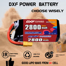 DXF 2800mAh 5S 110C 18.5V Lipo Battery Pack for FPV LiPo Battery