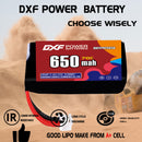 DXF 650mAh 2S 70C 7.4V Lipo Battery Pack for FPV LiPo Battery